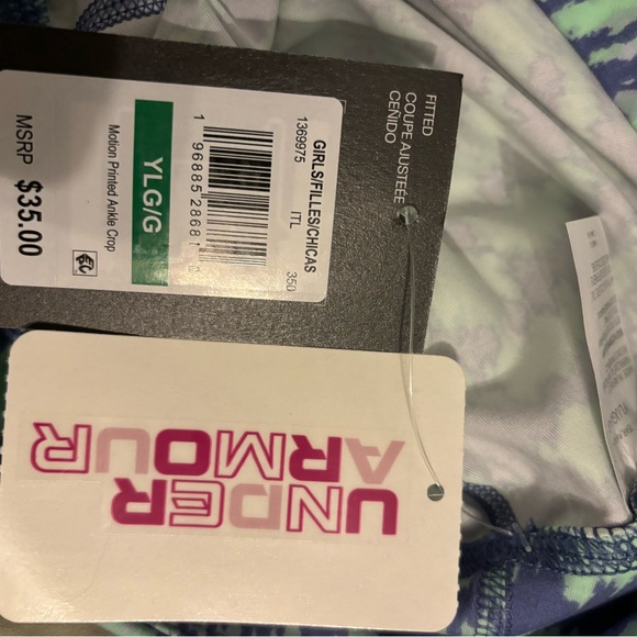 NWT Under Armour Youth Leggings - L - Picture 3 of 3